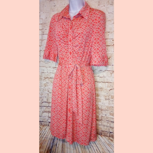 Laundry by Shelli Segal Button Down Dress Size 6 - Picture 2 of 2